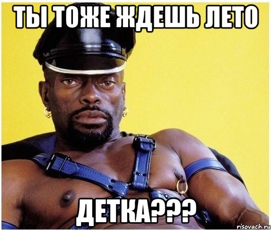 ты тоже ждешь лето детка???, Мем Черный властелин