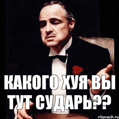 какого хуя вы тут сударь??