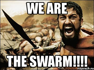 we are the swarm!!!, Мем Это Спарта