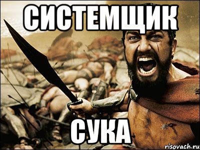 системщик сука, Мем Это Спарта