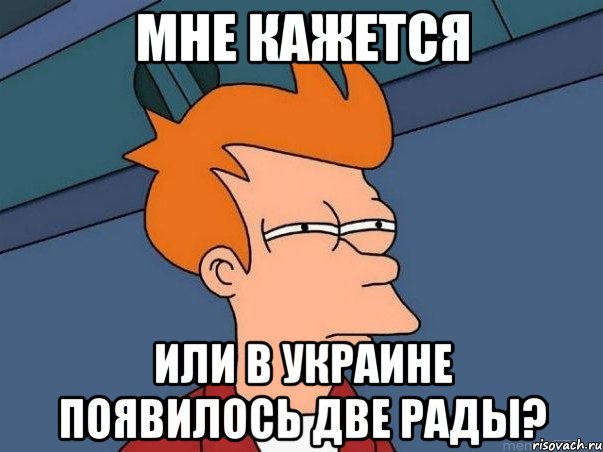 мне кажется или в украине появилось две рады?, Мем  Фрай (мне кажется или)