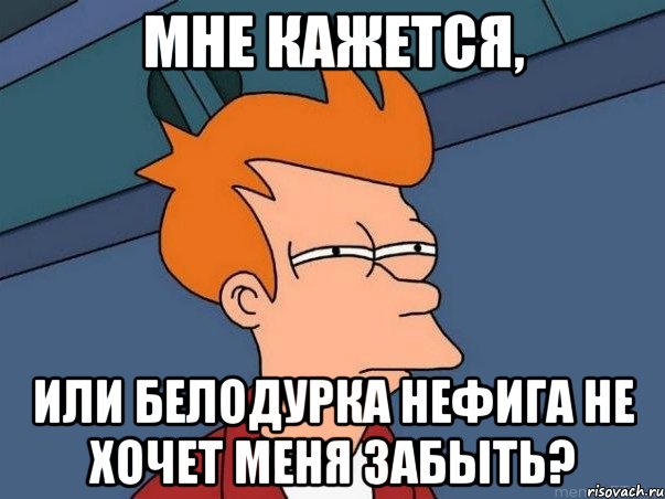 мне кажется, или белодурка нефига не хочет меня забыть?, Мем  Фрай (мне кажется или)