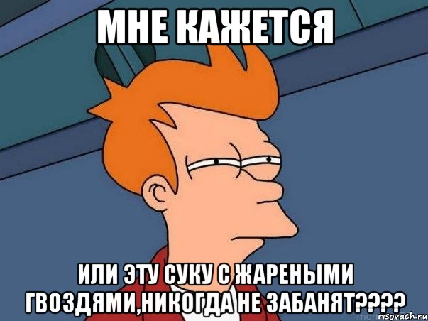 мне кажется или эту суку с жареными гвоздями,никогда не забанят???, Мем  Фрай (мне кажется или)