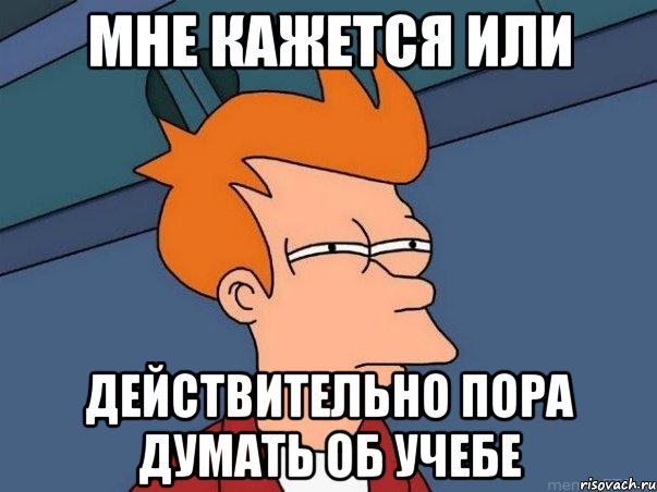 мне кажется или действительно пора думать об учебе, Мем  Фрай (мне кажется или)