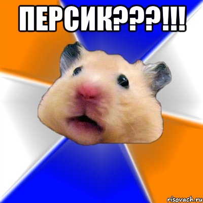 персик???!!! , Мем Хомяк