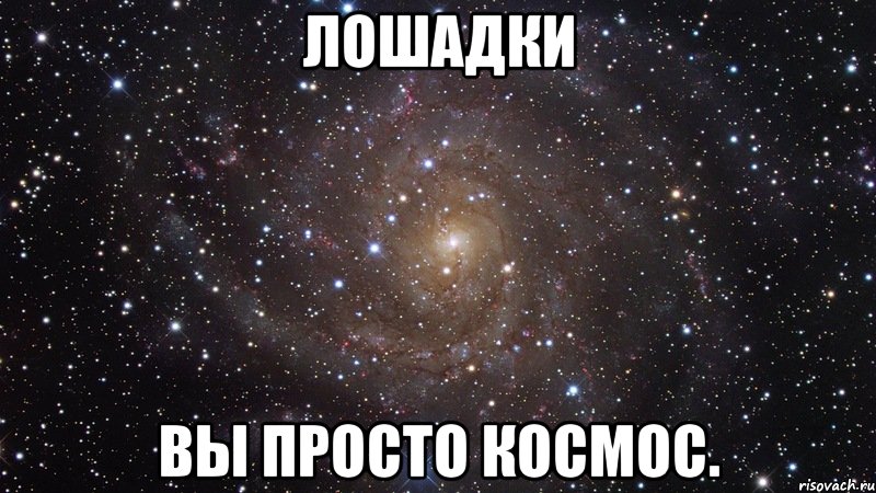 лошадки вы просто космос., Мем  Космос (офигенно)