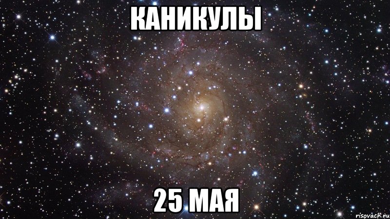 каникулы 25 мая, Мем  Космос (офигенно)