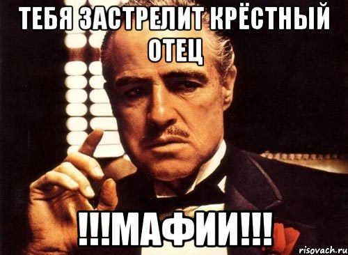 тебя застрелит крёстный отец !!!мафии!!!, Мем крестный отец