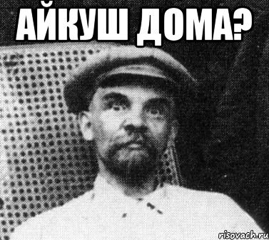 айкуш дома? , Мем   Ленин удивлен