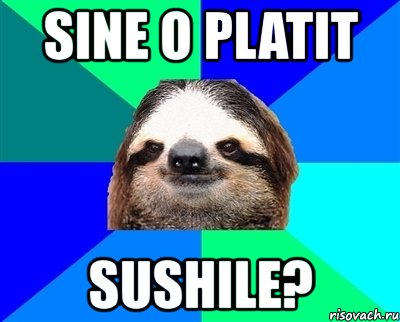 sine o platit sushile?