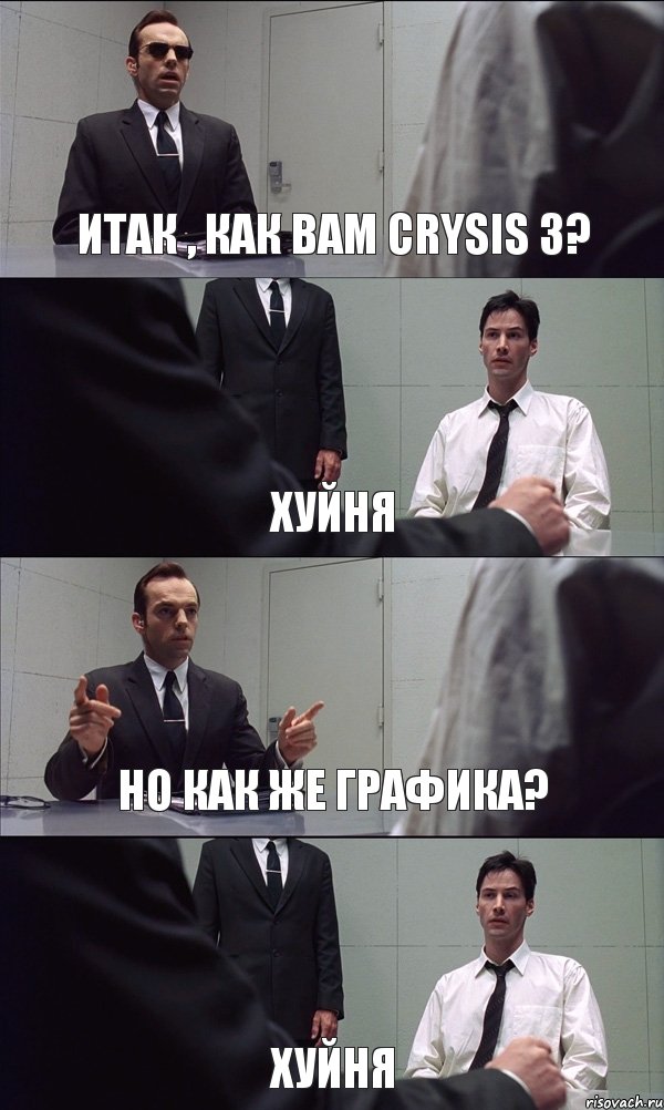 ИТАК , КАК ВАМ CRYSIS 3? ХУЙНЯ НО КАК ЖЕ ГРАФИКА? ХУЙНЯ