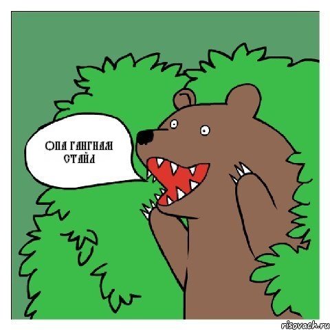 ОПА ГАНГНАМ СТАЙЛ, Комикс Медведь (шлюха)