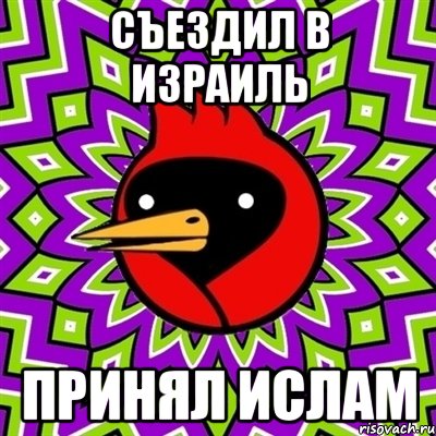 съездил в израиль принял ислам, Мем Омская птица