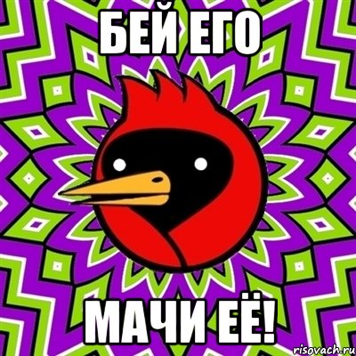 бей его мачи её!, Мем Омская птица