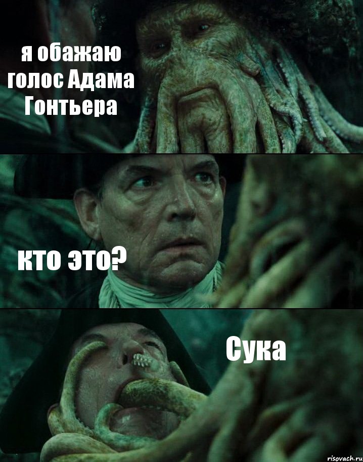 я обажаю голос Адама Гонтьера кто это? Сука