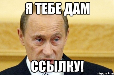 я тебе дам ссылку!, Мем путин