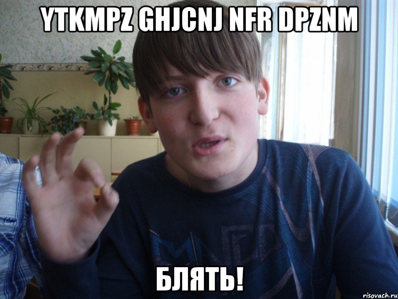 ytkmpz ghjcnj nfr dpznm блять!, Мем stevaner