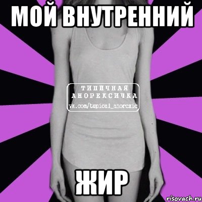 мой внутренний жир, Мем Типичная анорексичка