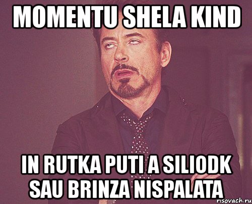 momentu shela kind in rutka puti a siliodk sau brinza nispalata, Мем твое выражение лица