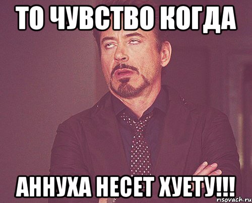 то чувство когда аннуха несет хуету!!!, Мем твое выражение лица