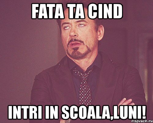 fata ta cind intri in scoala,luni!, Мем твое выражение лица