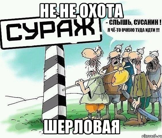 не не охота шерловая