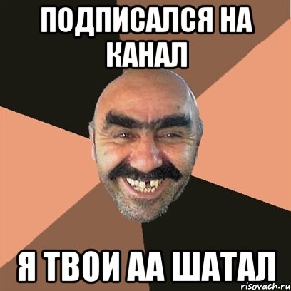 подписался на канал я твои аа шатал, Мем Я твой дом труба шатал