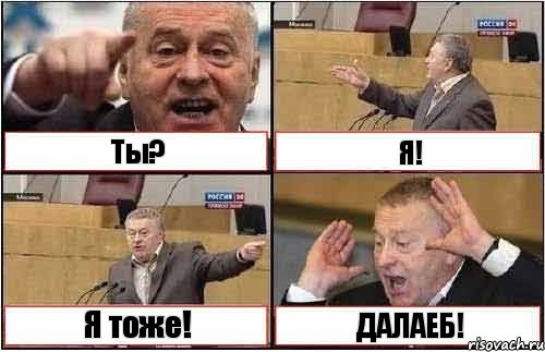 Ты? Я! Я тоже! ДАЛАЕБ!, Комикс жиреновский