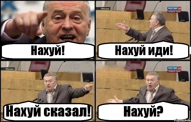 Нахуй! Нахуй иди! Нахуй сказал! Нахуй?, Комикс Жириновский