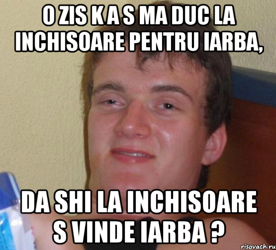 o zis k a s ma duc la inchisoare pentru iarba, da shi la inchisoare s vinde iarba ?, Мем 10 guy (Stoner Stanley really high guy укуренный парень)