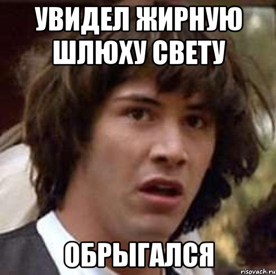 увидел жирную шлюху свету обрыгался, Мем А что если (Киану Ривз)