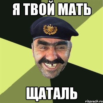 я твой мать щаталь