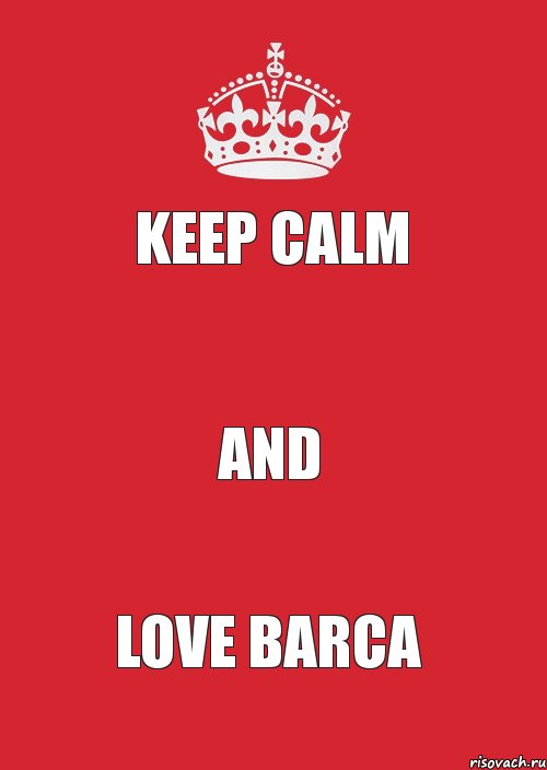 Keep Calm  and Love Barca, Комикс Keep Calm 3