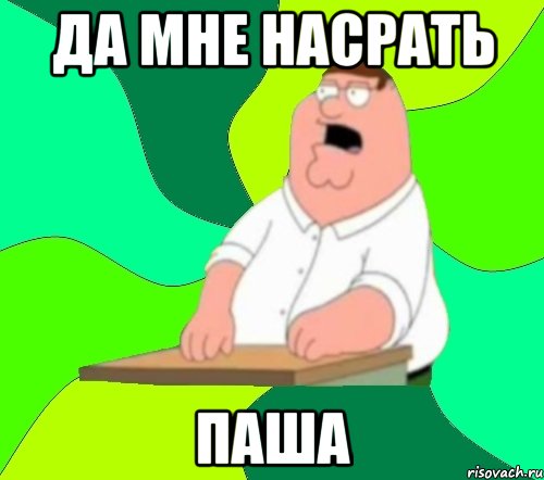 да мне насрать паша