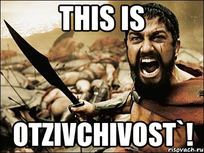 this is otzivchivost`!, Мем Это Спарта