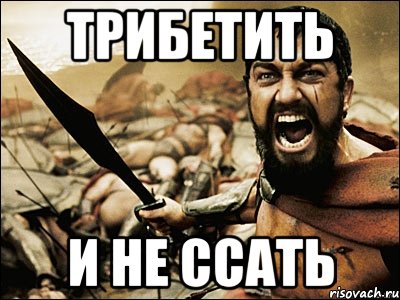 трибетить и не ссать, Мем Это Спарта