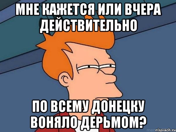 мне кажется или вчера действительно по всему донецку воняло дерьмом?, Мем  Фрай (мне кажется или)