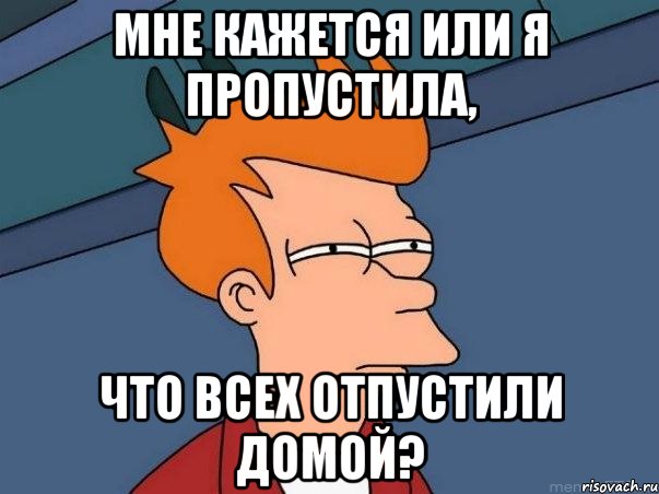 мне кажется или я пропустила, что всех отпустили домой?, Мем  Фрай (мне кажется или)