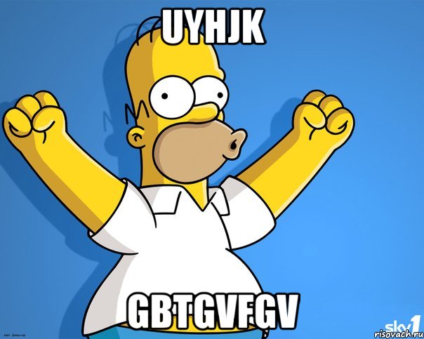 uyhjk gbtgvfgv, Мем    Гомер