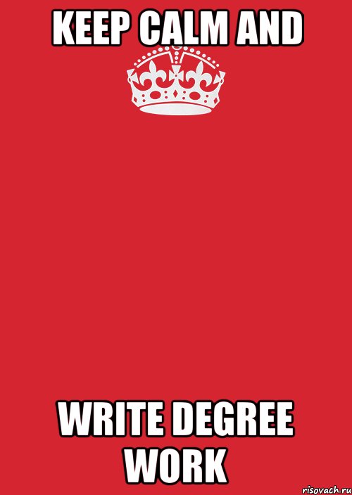 keep calm and write degree work, Комикс Keep Calm 3