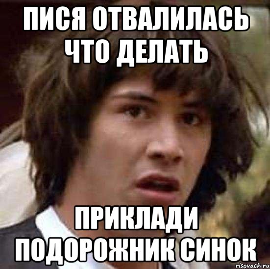 пися отвалилась что делать приклади подорожник синок, Мем А что если (Киану Ривз)