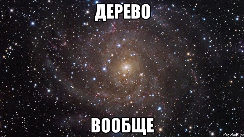 дерево вообще, Мем  Космос (офигенно)