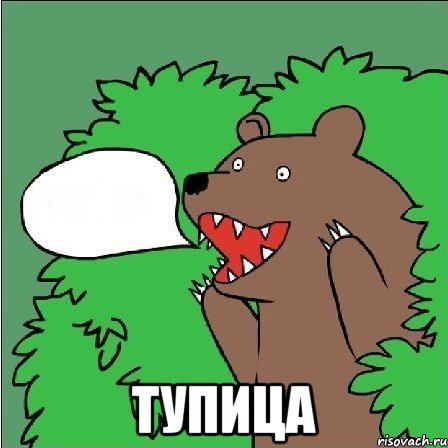  тупица, Мем Медведь-шлюха