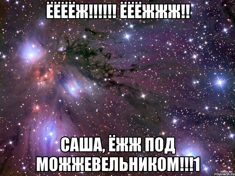 ёёёёж!!! ёёёжжж!! саша, ёжж под можжевельником!!!1, Мем Космос