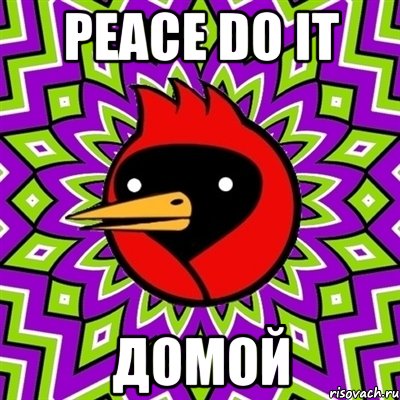 peace do it домой, Мем Омская птица