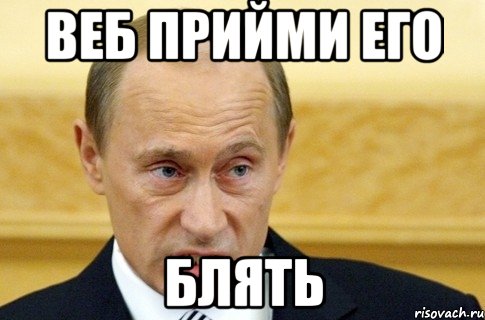 веб прийми его блять, Мем путин