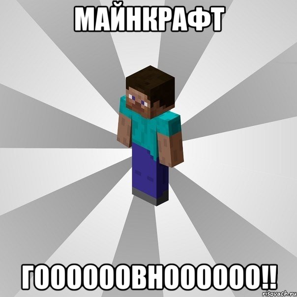 майнкрафт гоооооовноооооо!!, Мем Типичный игрок Minecraft