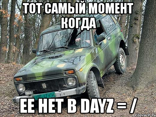 тот самый момент когда ее нет в dayz = /, Мем типичный водитель ВАЗ-2121