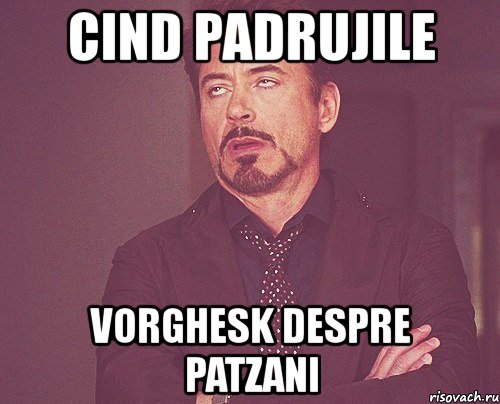 cind padrujile vorghesk despre patzani, Мем твое выражение лица