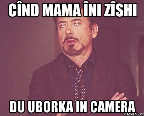 cînd mama îni zîshi du uborka in camera, Мем твое выражение лица